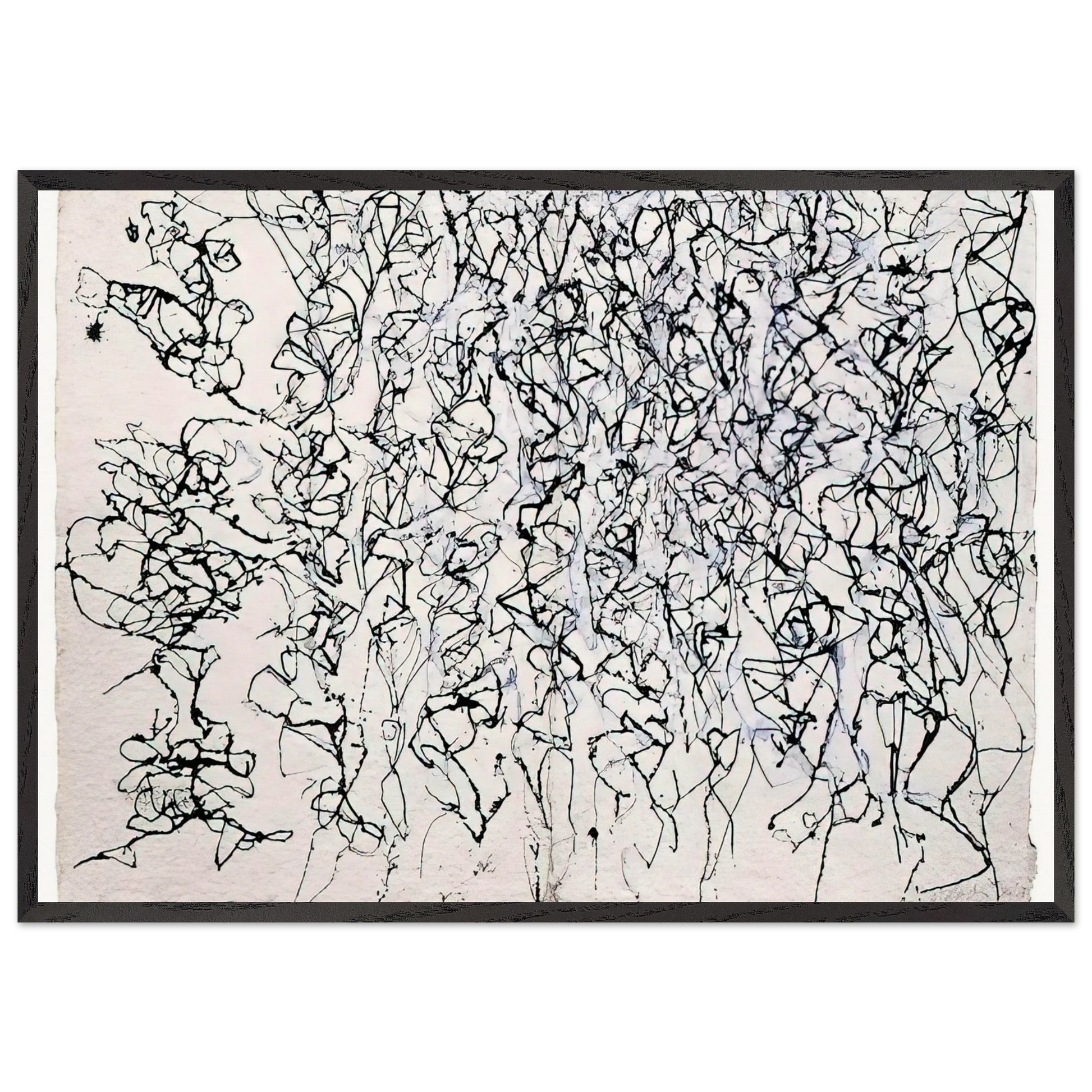 Dont Bungle the Jungle - 1989 - Brice Marden Framed Art Print – Black Wooden Frame - Default Title - -Framed Art Print