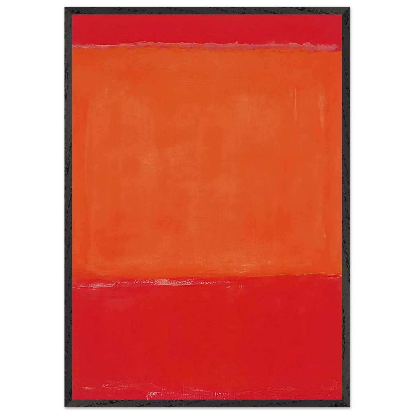 Ochre and Red on Red - 1957 - Mark Rothko Framed Art Print – Black Wooden Frame - Default Title - -Framed Art Print