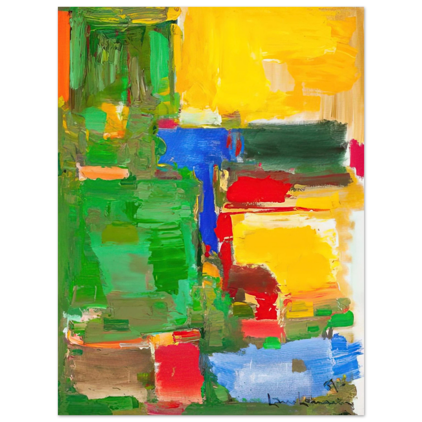 Hans Hofmann - Dew and Dusk Fine Art Poster - Default Title