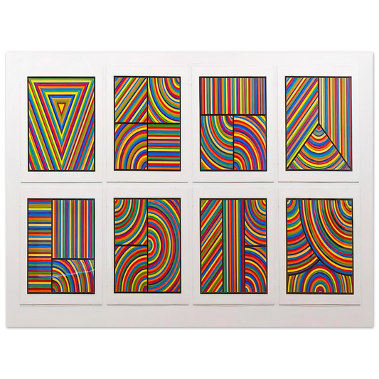 Sol LeWitt - Color Bands Wadsworth Portfolio Fine Art Poster - Default Title