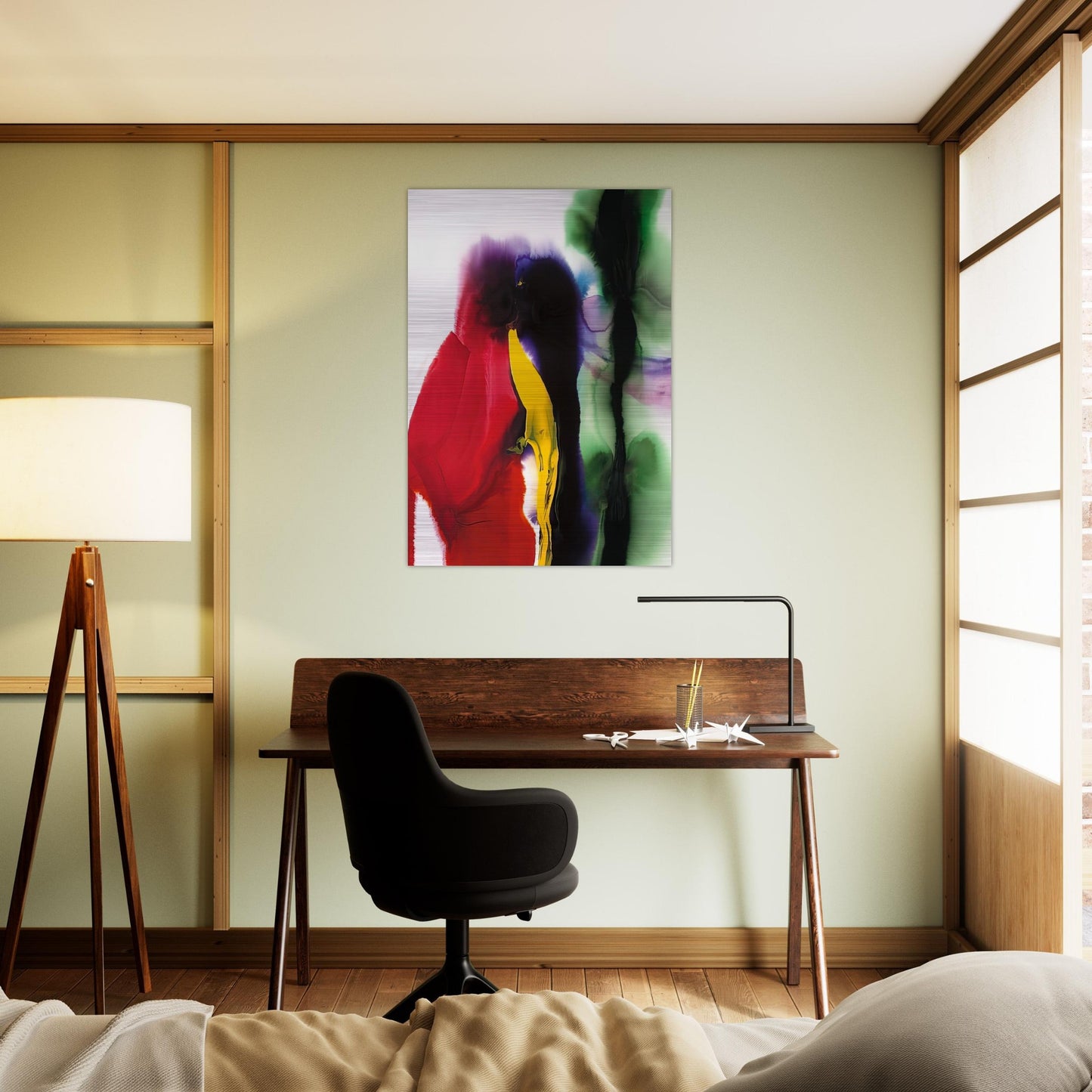 Phenomena Wind Arch - 2009 - Paul Jenkins Brushed Aluminum Print - 70x100 cm / 28x40 inches | Paul Jenkins Aluminum Print | Paul Jenkins Prints