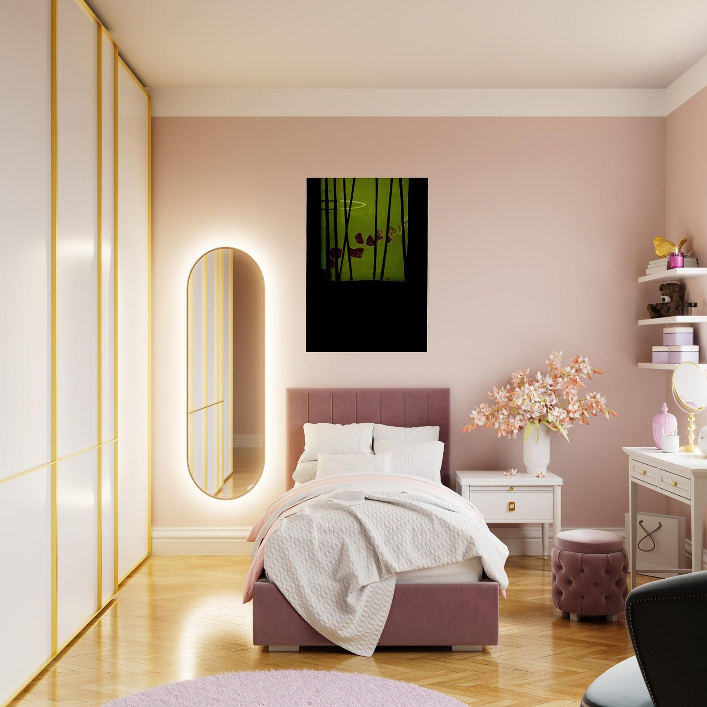 Small Garden - 1967 - Hiroyuki Tajima Brushed Aluminum Print - 70x100 cm / 28x40 inches | Hiroyuki Tajima Aluminum Print | Hiroyuki Tajima Prints