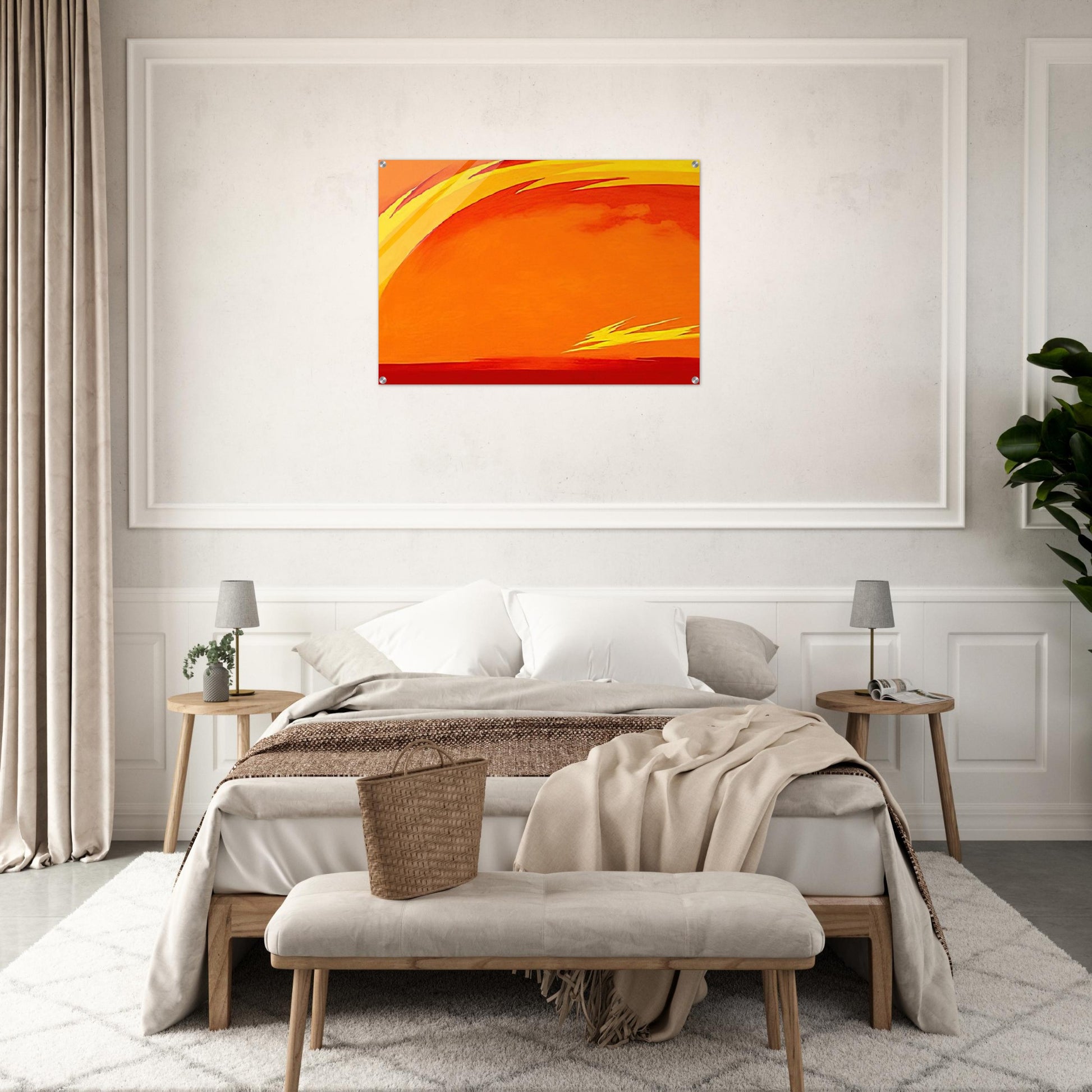 From the Plains II - Georgia O'Keeffe Acrylic Print - 70x100 cm / 28x40″ inches | Georgia O'Keeffe Wall Art | Georgia O'Keeffe Prints