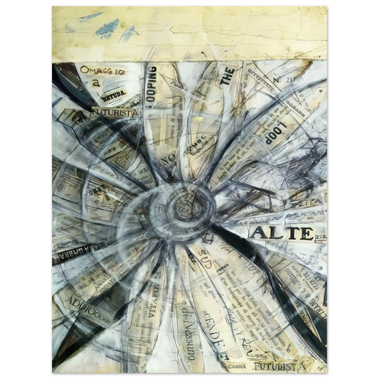 Carlo Carra - OMAGGIO A BETUDA FUTURISTA 1915 Fine Art Poster - Default Title