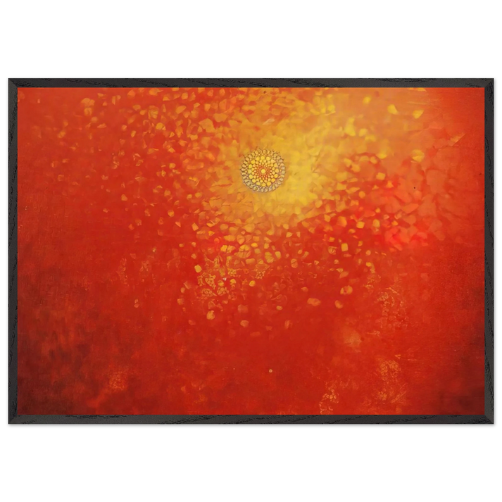 The cardinals are dying - Max Ernst 70x100 cm / 28x40 inches Framed Art Print – Black Wooden Frame