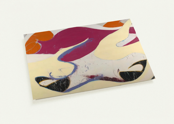 Dido - 1973 By Norman Bluhm Pack of 10 Post Cards | Norman Bluhm Post Cards | A6 (10.5 x 14.8 cm) - 4.1 x 5.8 inches