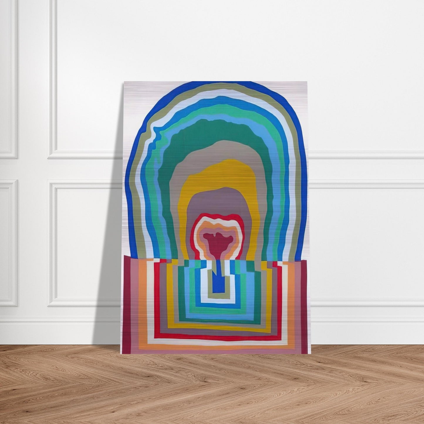 Doppelform - 1971 - Dieter Roth Brushed Aluminum Print - 70x100 cm / 28x40 inches | Dieter Roth Aluminum Print | Dieter Roth Prints