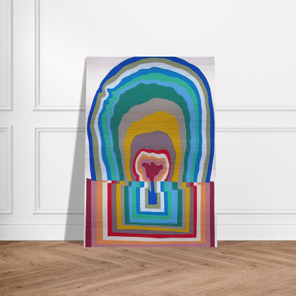 Doppelform - 1971 - Dieter Roth Brushed Aluminum Print - 70x100 cm / 28x40 inches | Dieter Roth Aluminum Print | Dieter Roth Prints