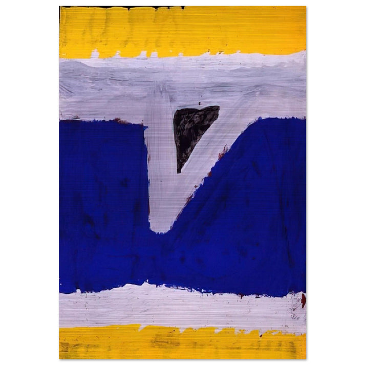 Untitled  G-60-06  - Al Held Brushed Aluminum Print - 70x100 cm / 28x40 inches | Al Held Aluminum Print | Al Held Prints