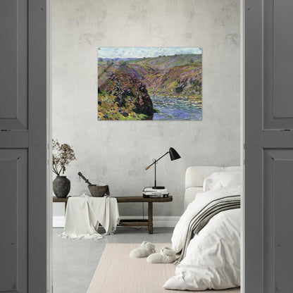 Valley of the Creuse, Sunlight Effect - claude monet Acrylic Print - 70x100 cm / 28x40″ inches | claude monet Wall Art | claude monet Prints