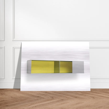 Untitled Menziken 87-52 - 1987 - Donald Judd Brushed Aluminum Print - 70x100 cm / 28x40 inches | Donald Judd Aluminum Print | Donald Judd Prints