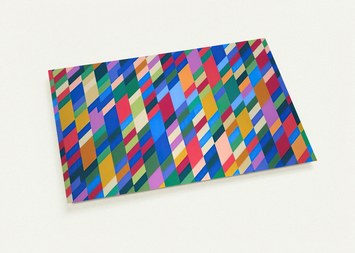 NATARAJA 1993 By Bridget Riley Pack of 10 Post Cards | Bridget Riley Post Cards | A6 (10.5 x 14.8 cm) - 4.1 x 5.8 inches