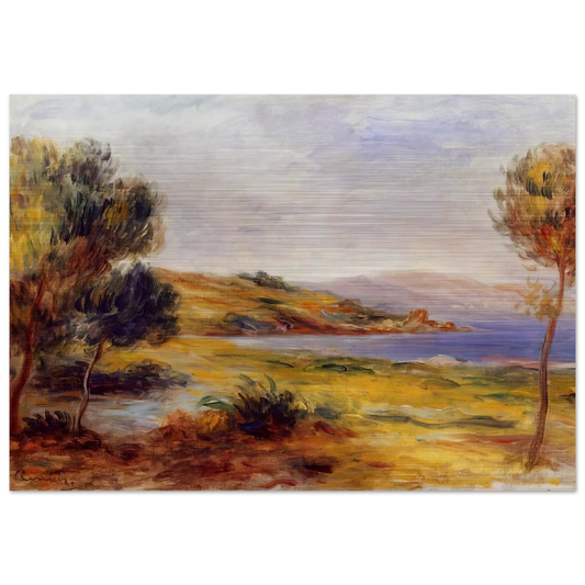 The Bay - Pierre-Auguste Renoir Brushed Aluminum Print - 70x100 cm / 28x40 inches | Pierre-Auguste Renoir Aluminum Print | Pierre-Auguste Renoir Prints