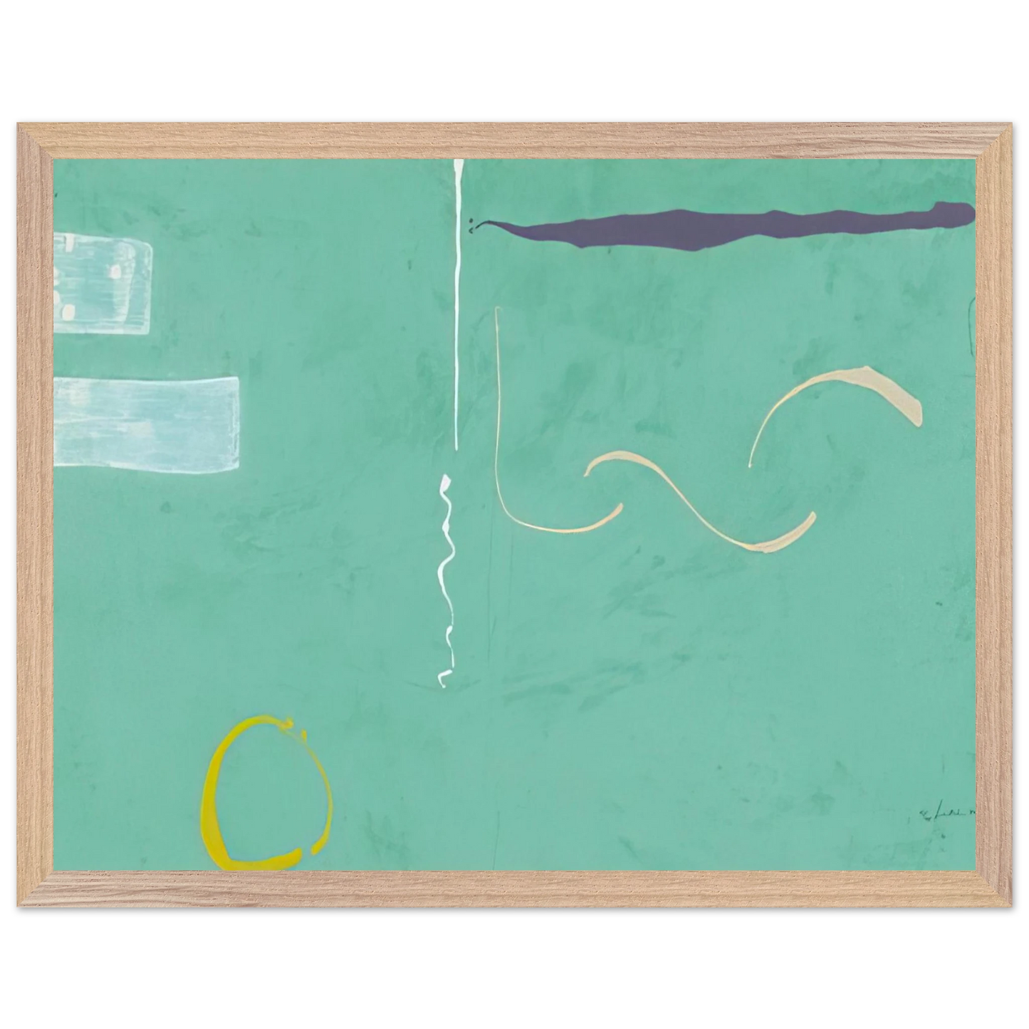 Helen Frankenthaler - Tahiti - 1989 Wall art - 50x70 cm / 20x28 inches - Fine Art Poster - -