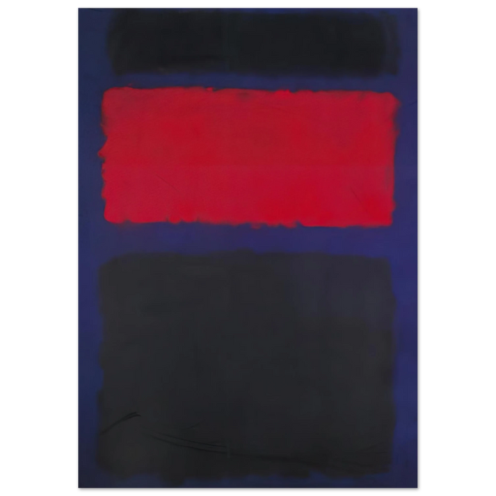 Mark Rothko - Cubierta - 1960 Wall Art - 30x40 cm / 12x16 inches - Premium Wooden Framed Poster With Fine Art Paper-canvas - White frame