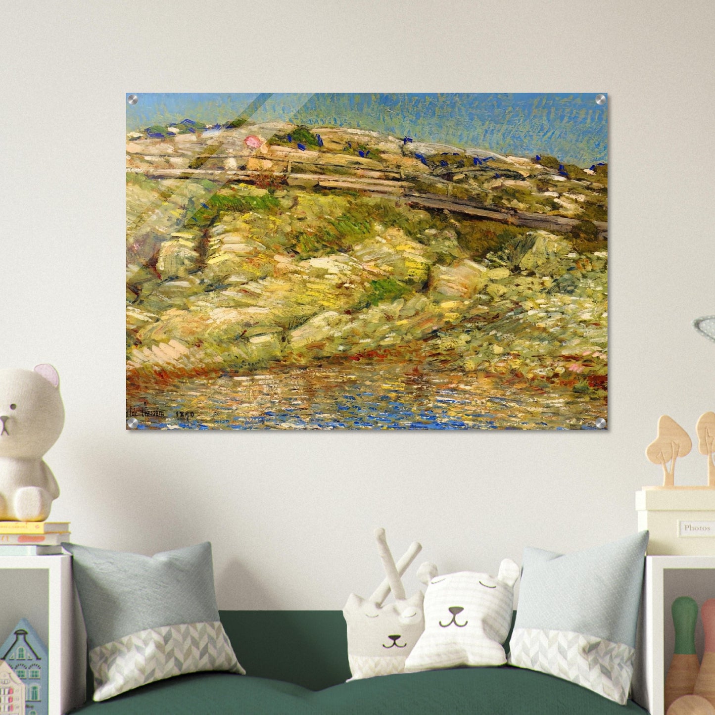 Walk Around the Island - Childe Hassam Acrylic Print - 70x100 cm / 28x40″ inches