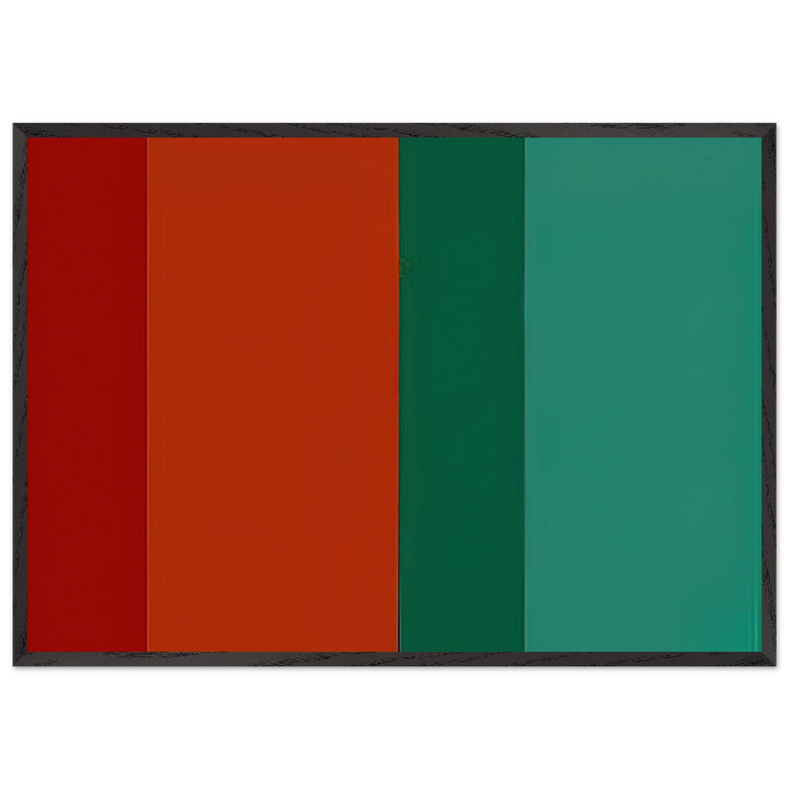 Cogitatio - 1978 - Brice Marden 70x100 cm / 28x40 inches Framed Art Print – Black Wooden Frame