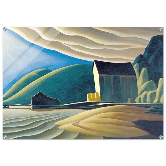 Ice House, Coldwell, Lake Superior - 1923 - Lawren Harris Acrylic Print - 70x100 cm / 28x40″ inches