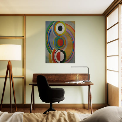 RYTHME 1 - Sonia Delaunay Brushed Aluminum Print - 70x100 cm / 28x40 inches | Sonia Delaunay Aluminum Print | Sonia Delaunay Prints