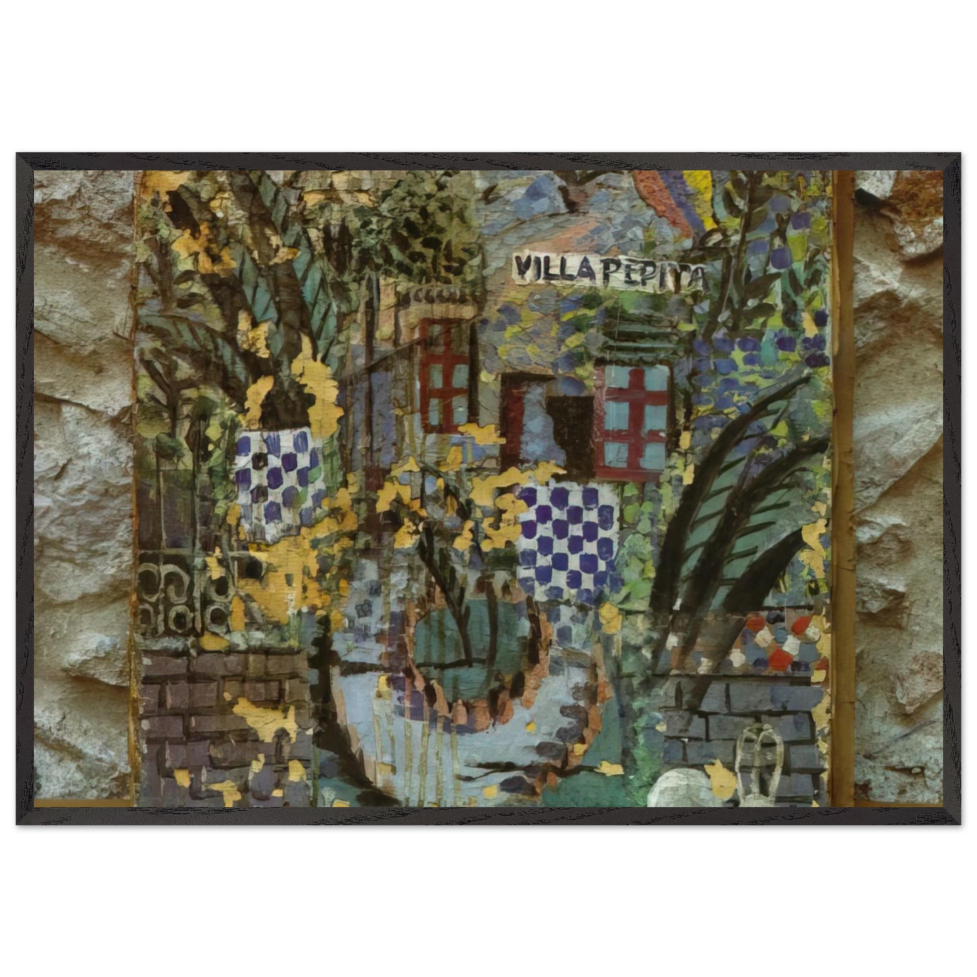 VILLA PEPITA - Salvador Dali Framed Art Print – Black Wooden Frame - Default Title - -Framed Art Print