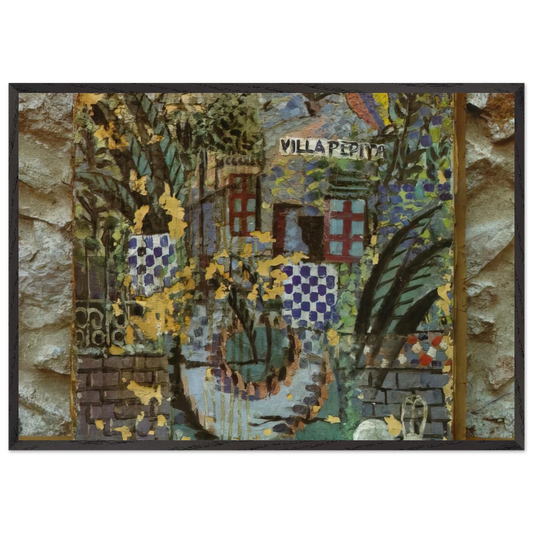 VILLA PEPITA - Salvador Dali Framed Art Print – Black Wooden Frame - Default Title - -Framed Art Print