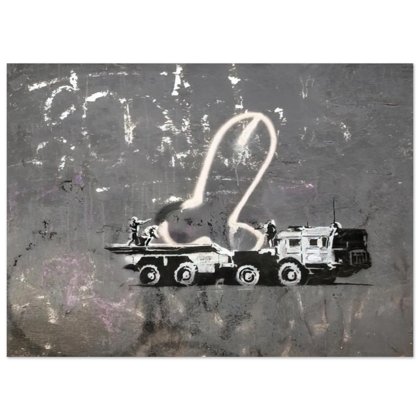 Banksy - KYIV VELYKA ZHYTOMYRSKA 13 2022 Fine Art Poster - 40x60 cm / 16x24 inches