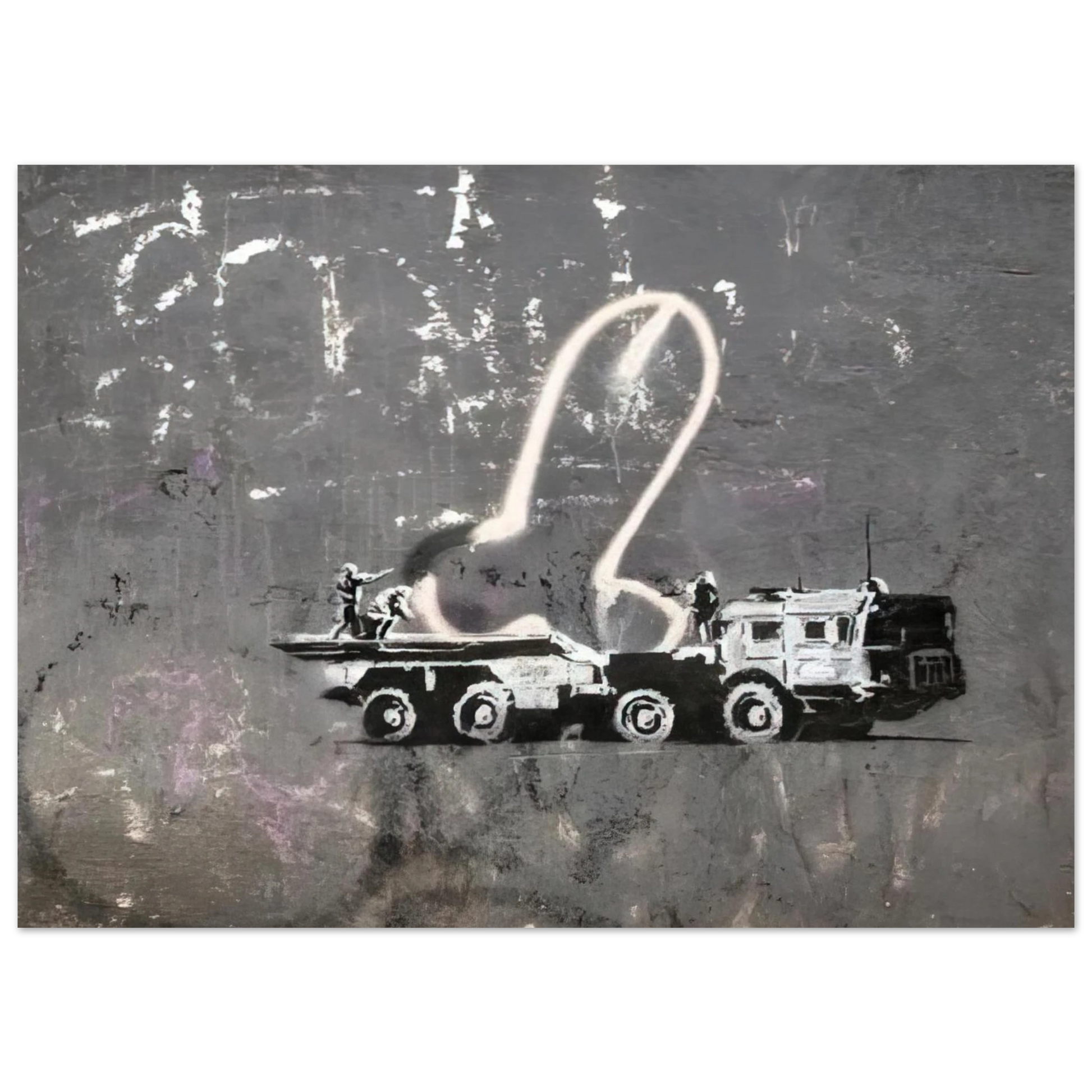 Banksy - KYIV VELYKA ZHYTOMYRSKA 13 2022 Fine Art Poster - 40x60 cm / 16x24 inches