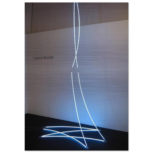 Lamentable Despicable - 2008 - Francois Morellet Brushed Aluminum Print - 70x100 cm / 28x40 inches | Francois Morellet Aluminum Print | Francois Morellet Prints