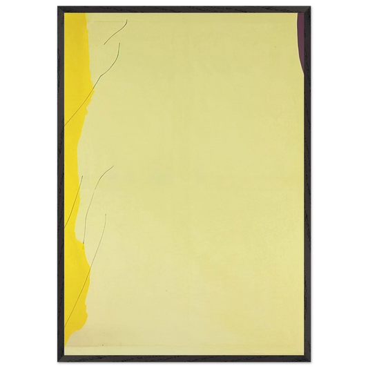 Distillation - 1973 - Helen Frankenthaler Framed Art Print – Black Wooden Frame - Default Title - -Framed Art Print
