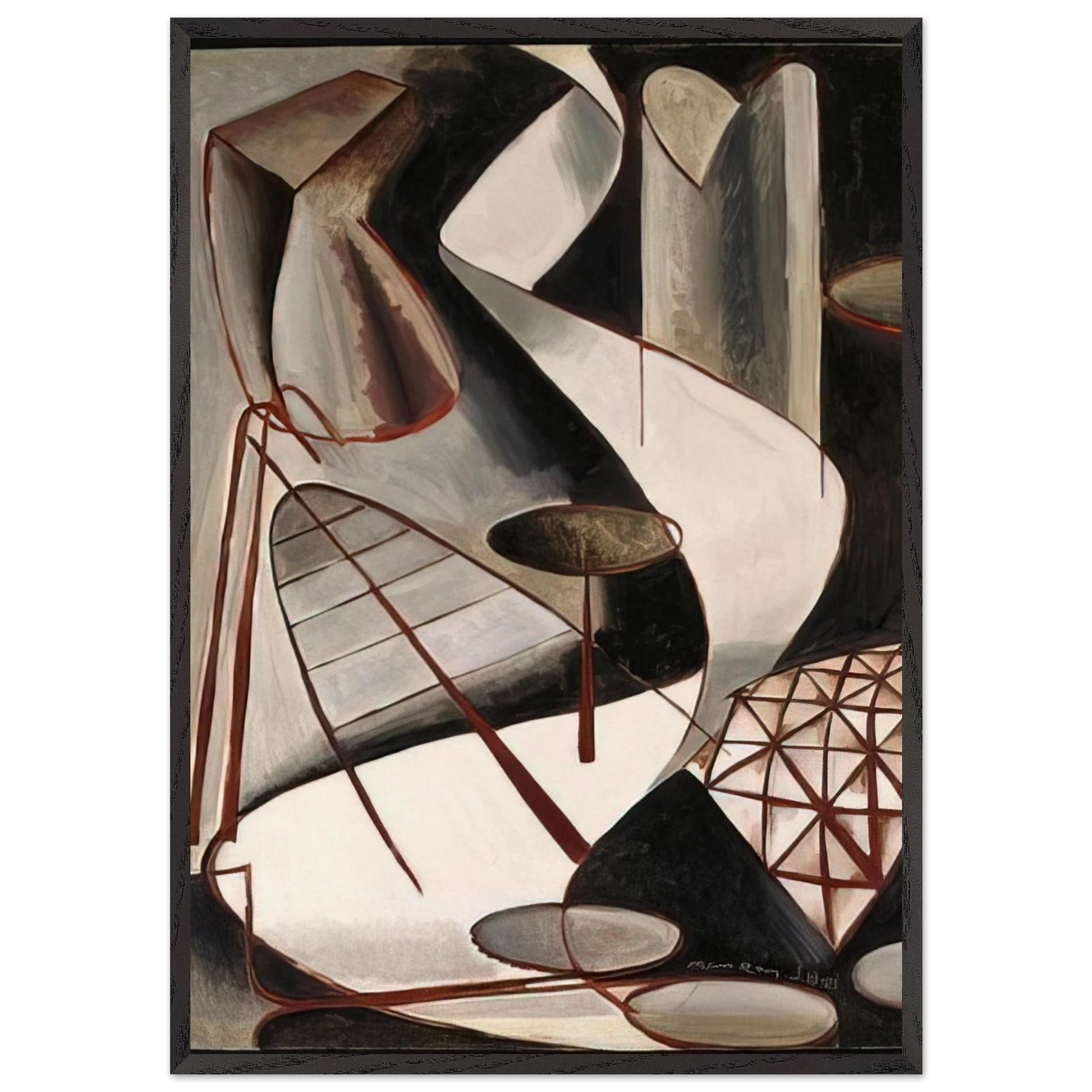 RETURN TO REASON - Man Ray Framed Art Print – Black Wooden Frame - Default Title - -Framed Art Print