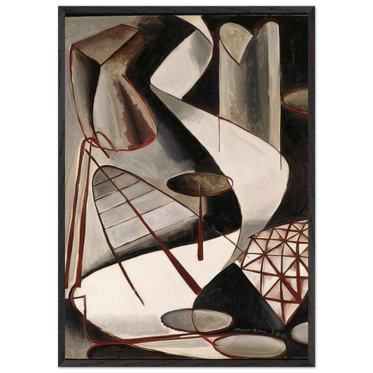 RETURN TO REASON - Man Ray Framed Art Print – Black Wooden Frame - Default Title - -Framed Art Print