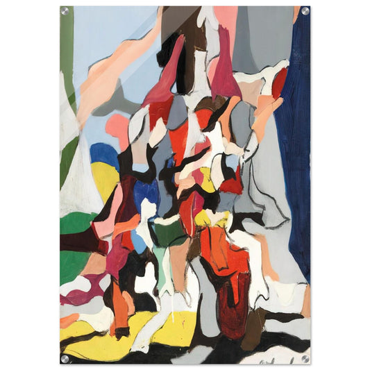 Composition - Abstract Expressionism - Robert Goodnough Acrylic Print - 70x100 cm / 28x40″ inches | Robert Goodnough Wall Art | Robert Goodnough Prints