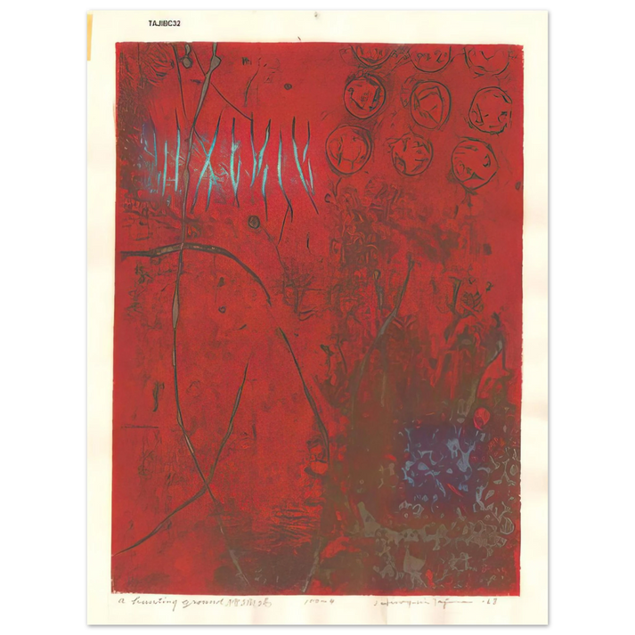 Hiroyuki Tajima - A Hunting Ground - 1968  75x100 cm / 30x40inches Fine Art Poster