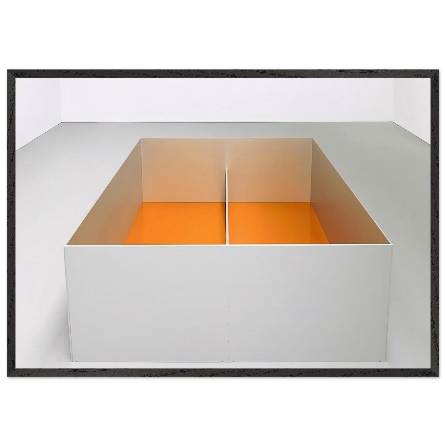 Untitled Menziken - 1989 - Donald Judd Framed Art Print – Black Wooden Frame - Default Title - -Framed Art Print