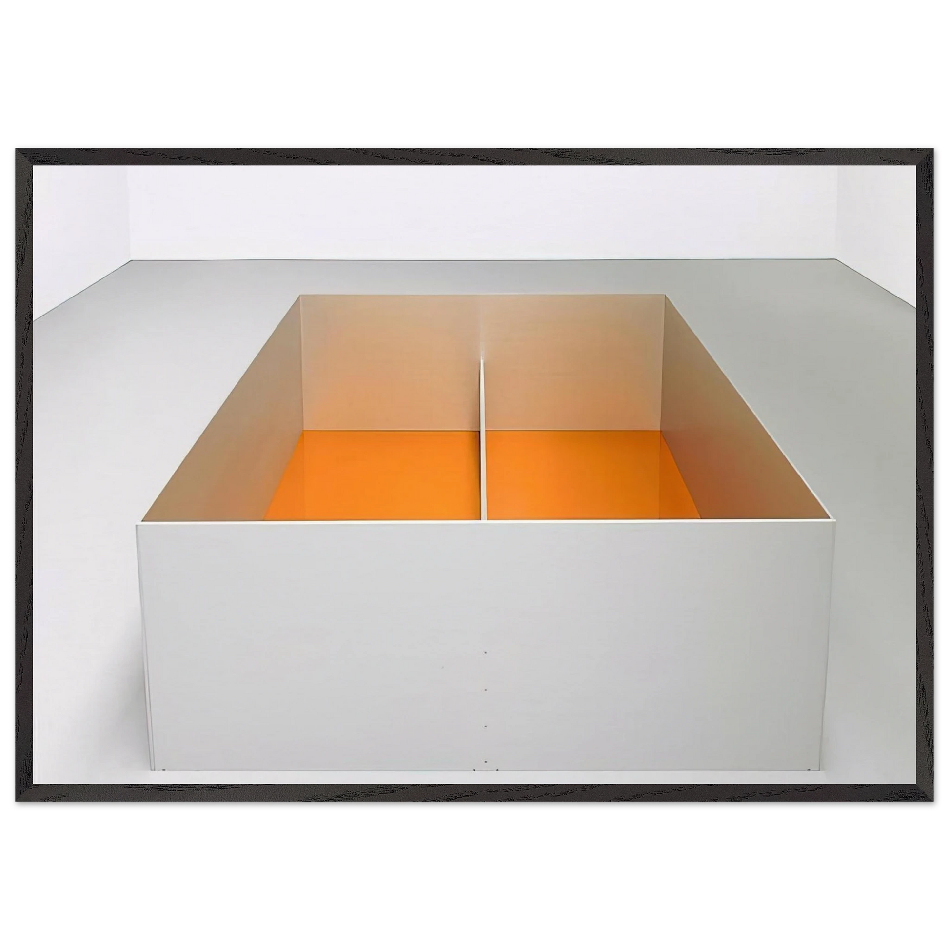 Untitled Menziken - 1989 - Donald Judd Framed Art Print – Black Wooden Frame - Default Title - -Framed Art Print