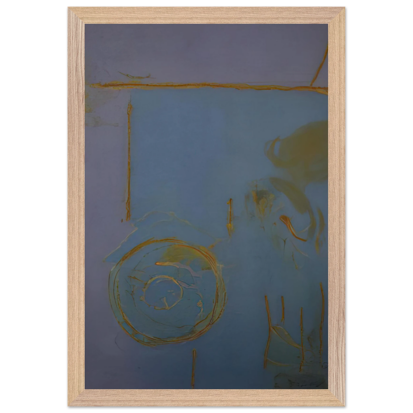 Helen Frankenthaler - Guadalupe - 1989 Wall art - 15x20 cm / 6x8 Inches - Premium Wooden Framed Poster With Fine Art Paper - Wood frame