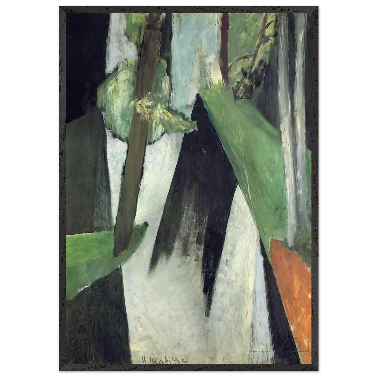 SUN S RAY 1917 - Henri Matisse Framed Art Print – Black Wooden Frame - Default Title - -Framed Art Print