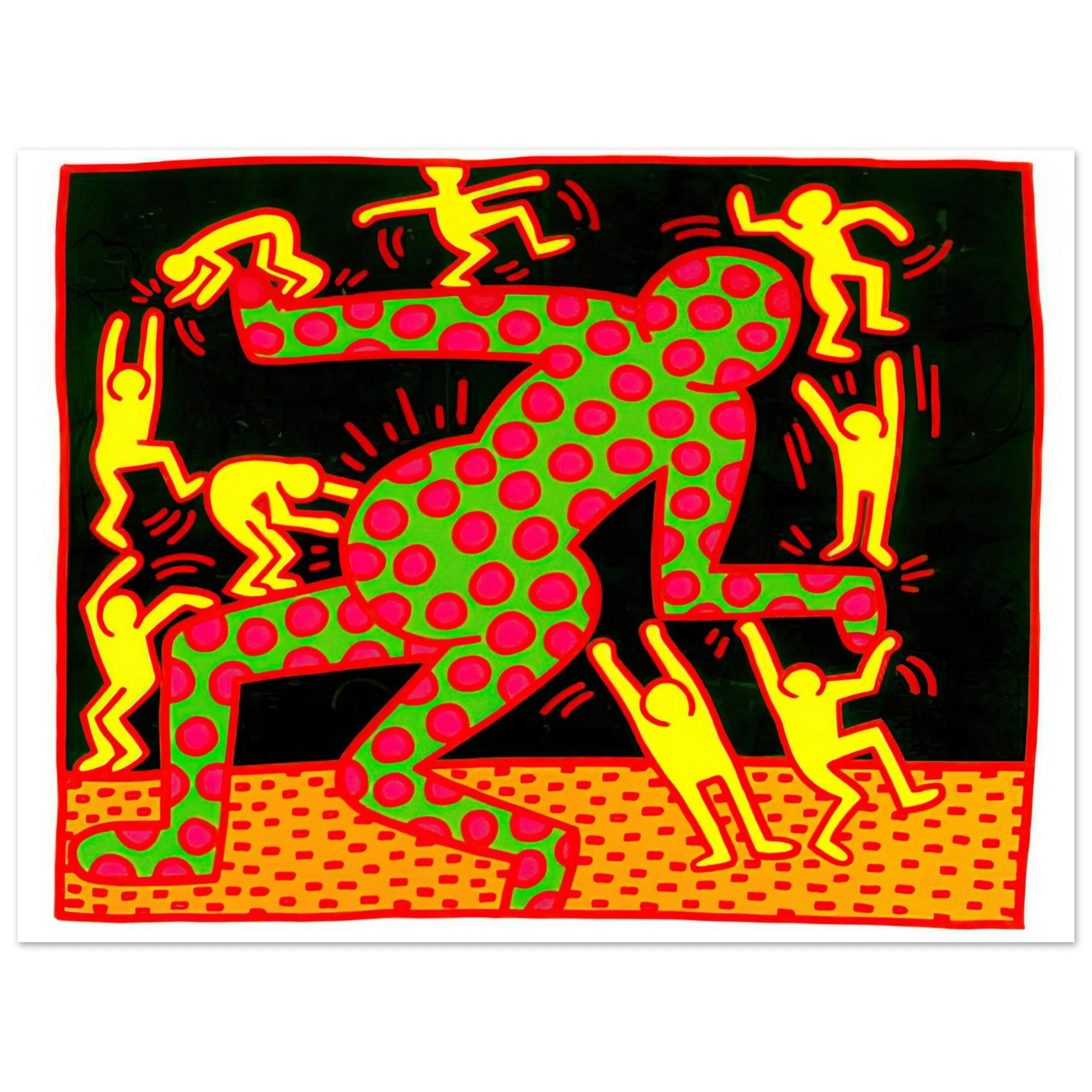 Keith Haring - UNTITLED 1983 2 Fine Art Poster - Default Title