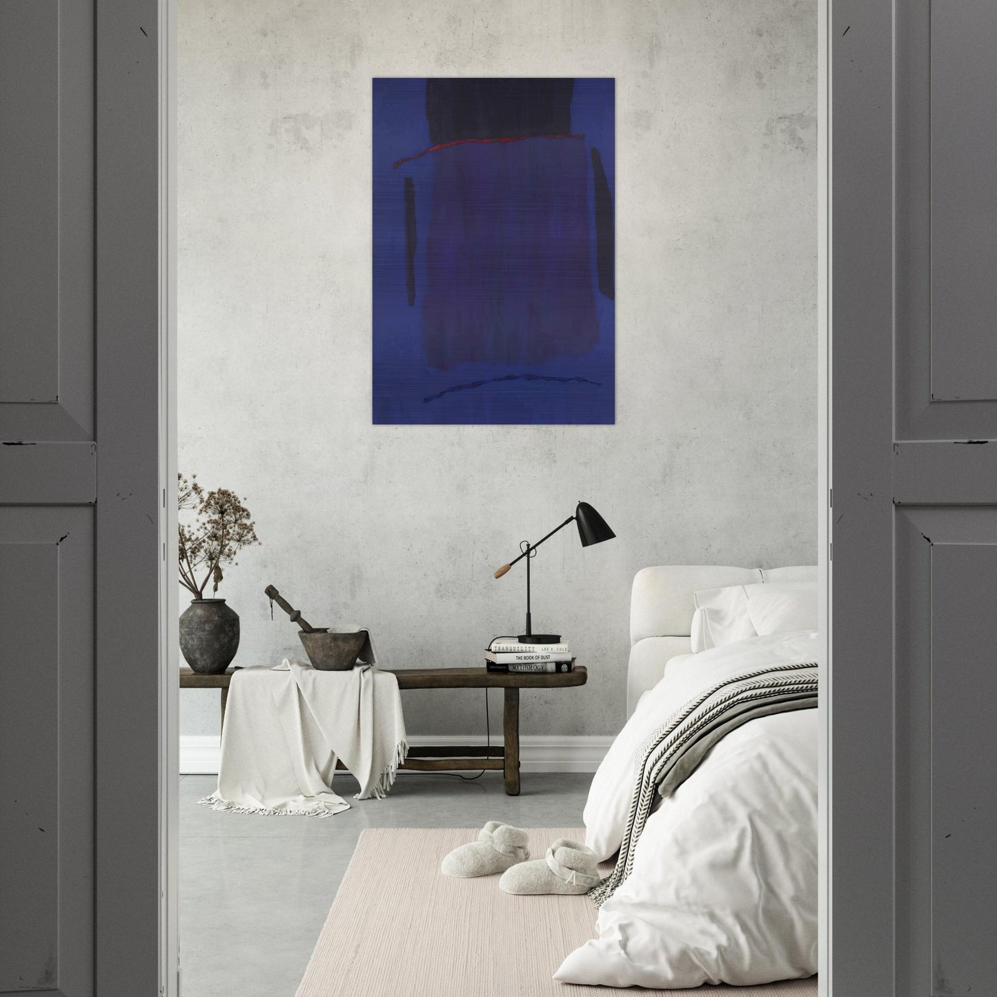 Infinity Field, Lefkada Series #3 - 1979 - Theodoros Stamos Brushed Aluminum Print - 70x100 cm / 28x40 inches | Theodoros Stamos Aluminum Print | Theodoros Stamos Prints