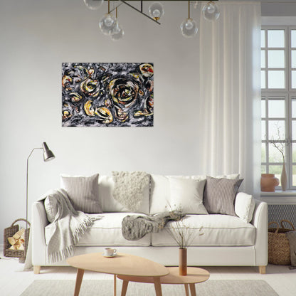 OCEAN GREYNESS 1953 - Jackson Pollock Brushed Aluminum Print - 70x100 cm / 28x40 inches | Jackson Pollock Aluminum Print | Jackson Pollock Prints