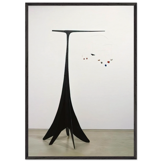 TREE 1941 - Alexander Calder Framed Art Print – Black Wooden Frame - Default Title - -Framed Art Print