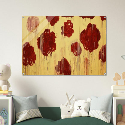 Untitled,  Blooming, A Scattering of Blossoms & Other Things  - Cy Twombly Acrylic Print - 70x100 cm / 28x40″ inches | Cy Twombly Wall Art | Cy Twombly Prints