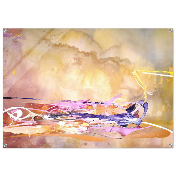 North Country - 1969 - Ronnie Landfield Acrylic Print - 70x100 cm / 28x40″ inches