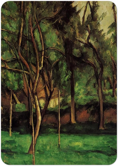 Orchard By Paul Cézanne Pack of 10 Post Cards | Paul Cézanne Post Cards | A6 (10.5 x 14.8 cm) - 4.1 x 5.8 inches