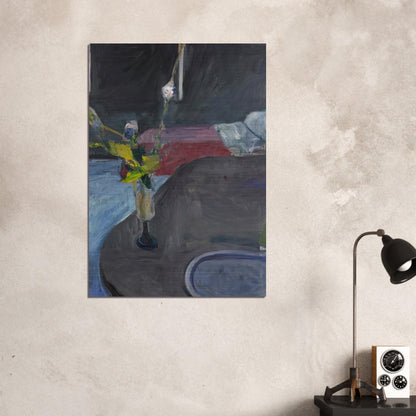 Interior with Flowers - Richard Diebenkorn Brushed Aluminum Print - 70x100 cm / 28x40 inches | Richard Diebenkorn Aluminum Print | Richard Diebenkorn Prints
