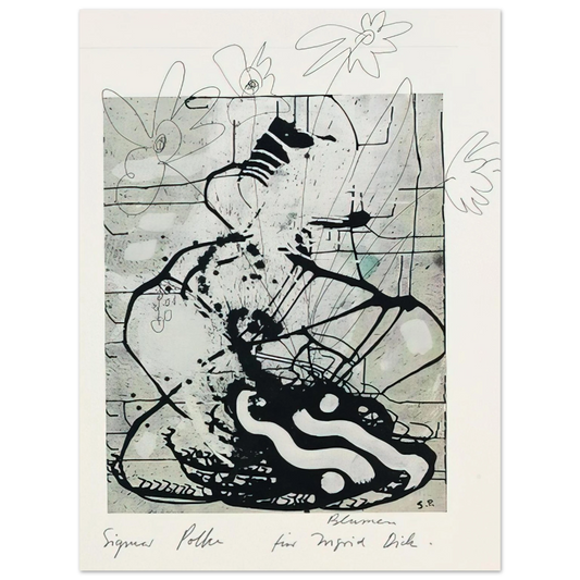 Sigmar Polke - BLUMEN 1985 Fine Art Poster - Default Title