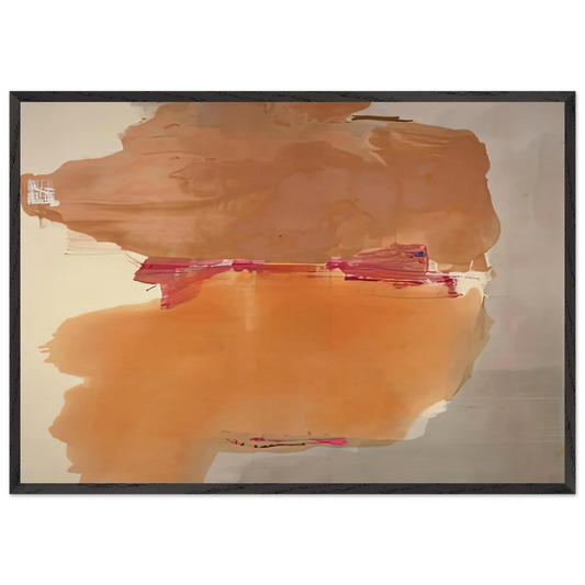 Sphinx 1976- - Helen Frankenthaler Framed Art Print – Black Wooden Frame - Default Title - -Framed Art Print