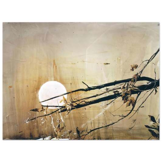 Andrew Wyeth - FULL MOON 1980 Wall Art - 21x29.7 cm / 8x12" - Fine Art Poster - -