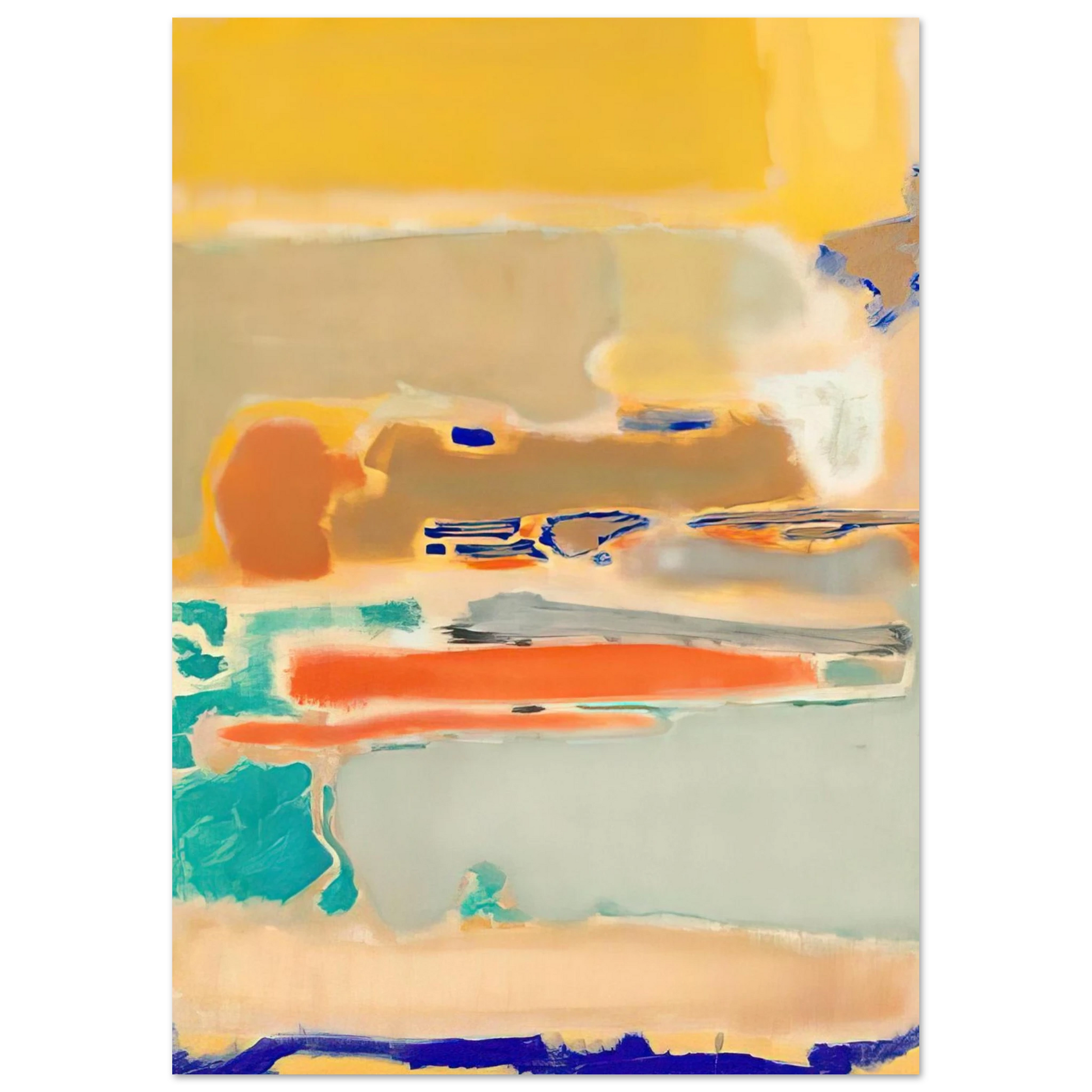 Mark Rothko - Multiform - 1948 Wall Art - 30x40 cm / 12x16 inches - Fine Art Poster - -