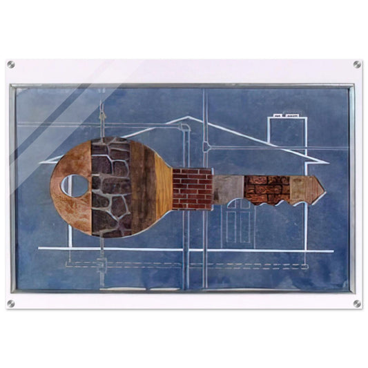 House Key - 1956 - Clarence Holbrook Carter Acrylic Print - 70x100 cm / 28x40″ inches